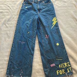 Highest rise wide leg ankle Wild Fable jeans